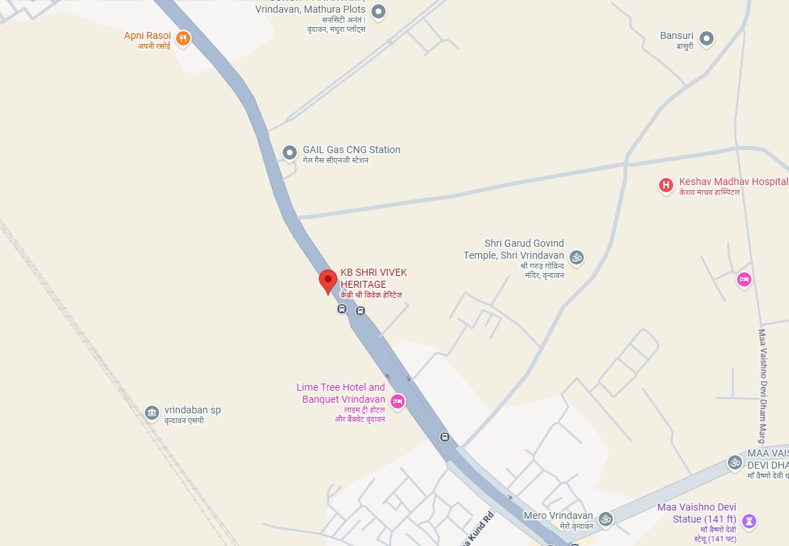 Shri Vivek Heritage location map