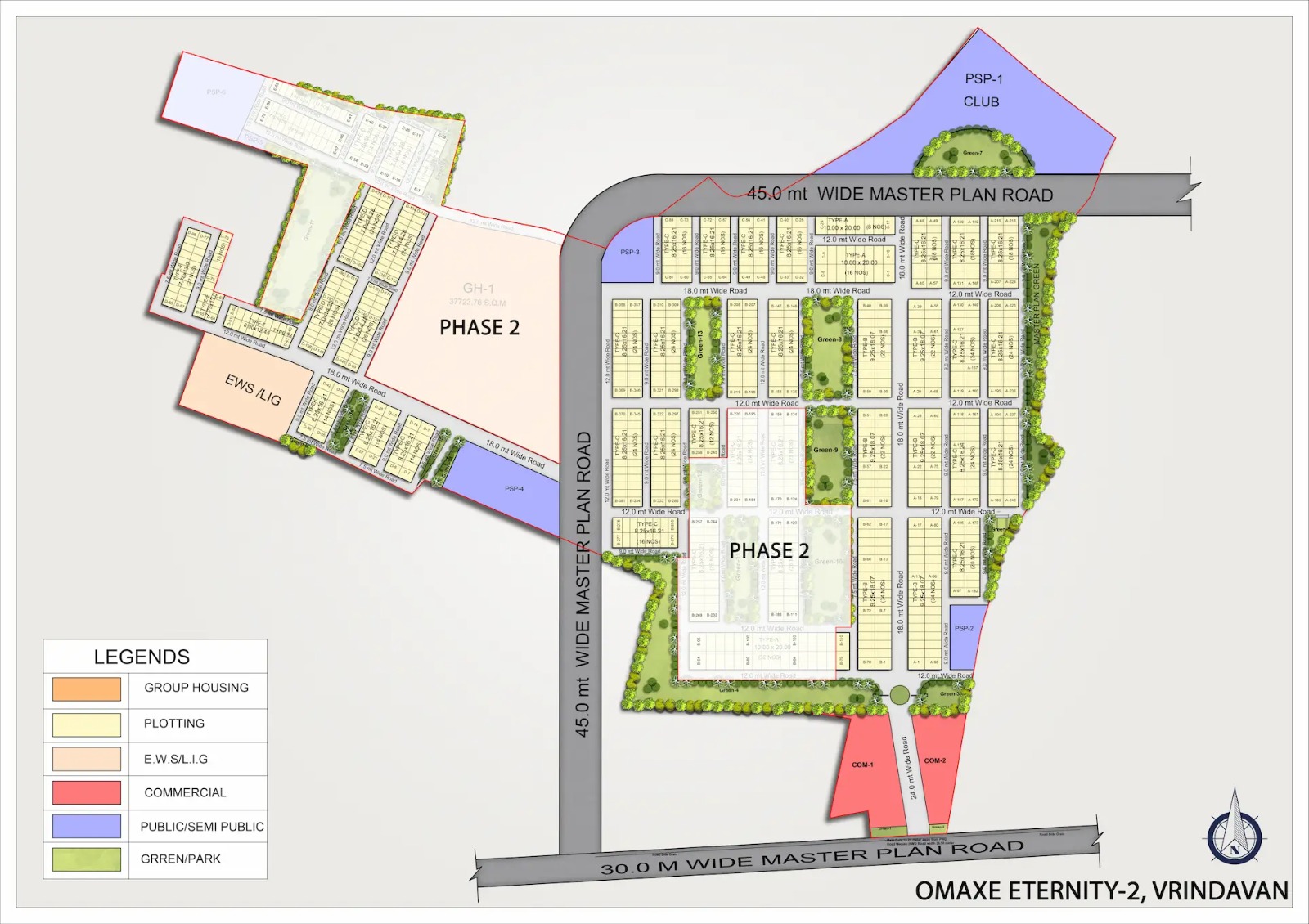 Omaxe Site Plan